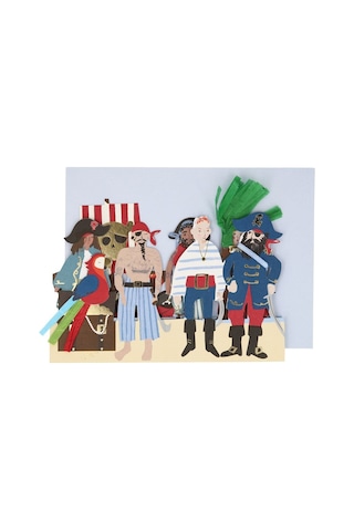 Meri Meri - Pirate Card - Korsan Tebrik Kartı
