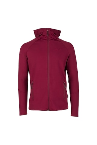 2as Selenge Fermuarlı Kapşonlu Sweat Bordo 001