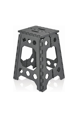 Piev Katlanır Çok Amaçlı Kolay Taşınır Kamp Piknik Tabure Antrasit