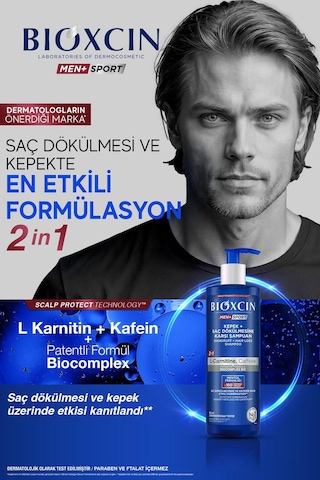 Bioxcin Kepek Ve Saç Dökülmesi İçin Şampuan 500 Ml Tüm Saçlar
