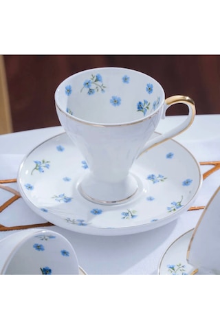 Pıerre 6 Lı Kahve Fincan Takımı 90 Ml Çok Renkli