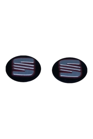 Seat Araç Anahtar Logo Amblemi Kumanda Logo Çap: 14 Mm 2 Adet