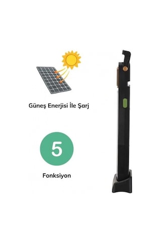 5 Fonksiyonlu Güneş Enerjisi İle Şarj Olabilen 48 Ledli Işıldak,aydınlatma Pr-3838 5324