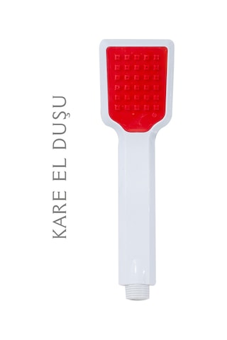 Kare Beyaz El Duşu Beyaz