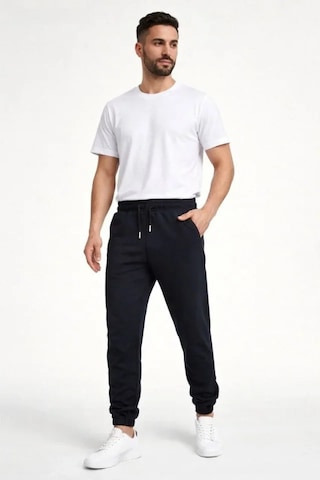 Efnaz Style Erkek Jogger Eşofman Altı Rahat Kalıp, Cepli, Lastikli Paça, Günlük Spor Pantolon - Siyah