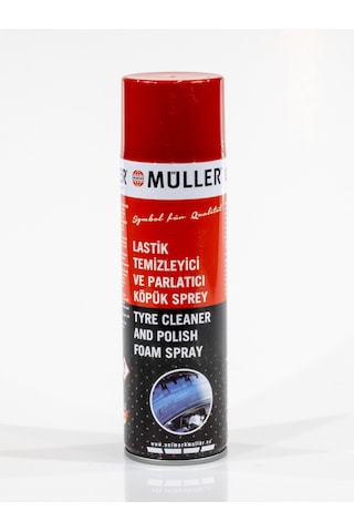 Müller Lastik Temizleyici ve Parlatıcı Köpük Sprey 500 ML Müller Lastik Temizleyici ve Parlatıcı Köpük Sprey 500 ML