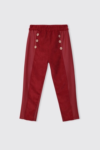 Panço Kız Çocuk Kırmızı Pantolon 2521gk04028