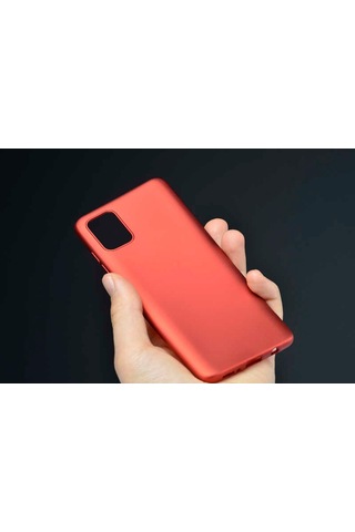 Samsung Galaxy Uyumlu A51 Kılıf Zore Premier Silikon Kapak-Siyah