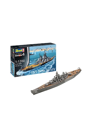 Revell Maket Model Kit Battleship Uss New Jersey 5183