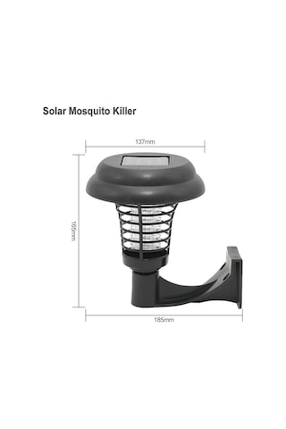 Sones Led Güneş Enerjisi Sivrisinek Kovucu Bug Zapper Killer Uv Lamba Böcek Haşere Açık Bahçe Çim Peyzaj Işık