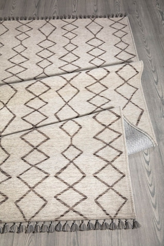 Vizon Renkli Kaymaz Tabanlı Leke Tutmaz Kilim-570
