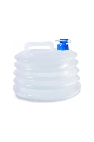 Xiyyadms 15l Taşınabilir Pe Katlanabilir Su Torbası, Kapaklı, Akış Kontrolü, Kamp-piknik-doğa Aktivitesi İçin Güvenilir Ve Yeniden Kullanılabilir Şeffaf