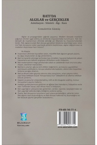 Batıda Algılar Ve Gerçekler Asimilasyon Sömürü Algı Kaos