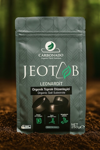 Jeotab Leonardit Bazlı Düzenleyici 250g %100 Organik, Toprak Kalitesini Artırır 1000