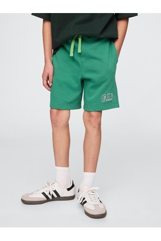 Gap 742934001 V-frch Ft Logo Erkek Çocuk Şort Yeşil