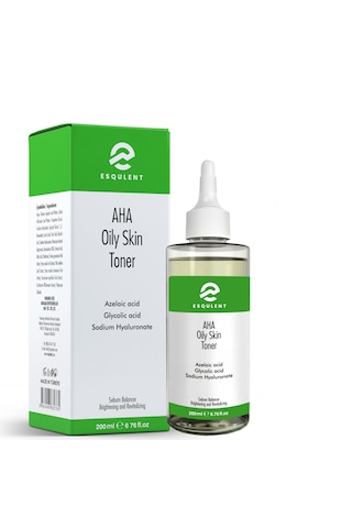Esqulent Aha Oily Skin Tonik 200 ML + Retinol Plus Serum 30 ML