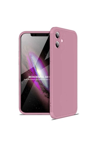 Apple Uyumlu iPhone 12 Mini Kılıf Zore Ays Kapak Rose Gold