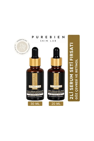Purebien Skin Lab Retinol Serum + Göz Çevresi Serum Set