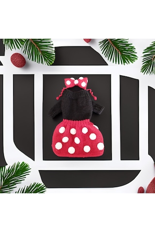 Kedi Ve Köpek İçin Minnie Mouse Kostümü