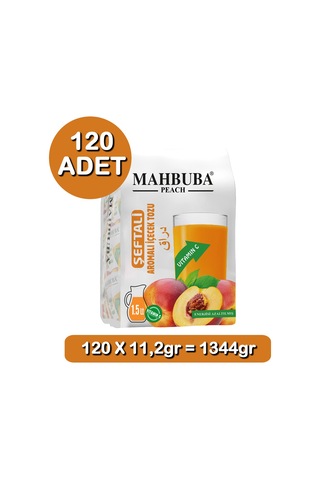 Mahbuba Şeftali Aromalı Soğuk Toz İçecek 120x11.2gr 11.2 G