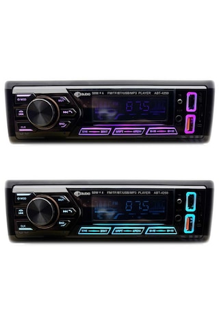 Hei Abt 4250 Usb Sd Aux Bluetooth Radio Renkli Ekran Oto Teyp