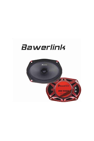 Bawerlink Bw-rx69 Deprem Serisi Oval Kurşun Göbek 6x9 Oto Midrange Hoparlör Çifti 800w-400w Rms