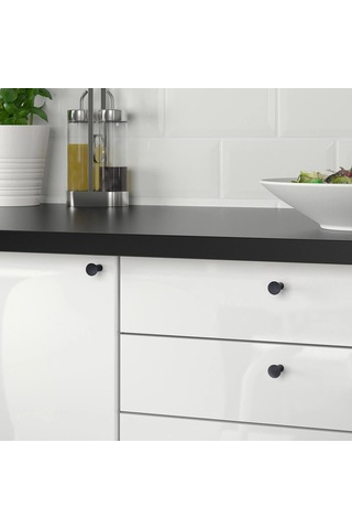 Ikea Nydala 2'li Mobilya Kulpu 16 Mm Siyah