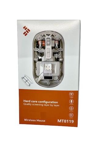 Mt8119 Kablosuz Mouse Şarjlı Aynı Anda 2 Cihaz Bağlama