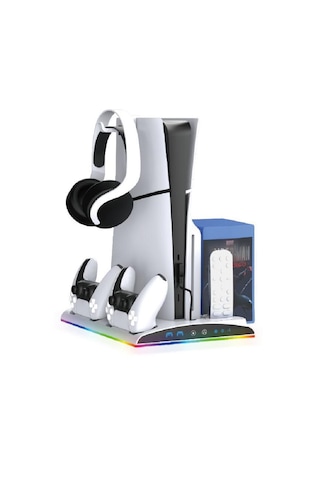 Tp5-3570 Ps5 Soğutucu Organizatör 2 Fanlı Stand Kol Şarj Edici St