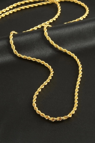 Burgulu Zincir Kolye 80 Cm Elk-bjtıeg Sarı 50837553