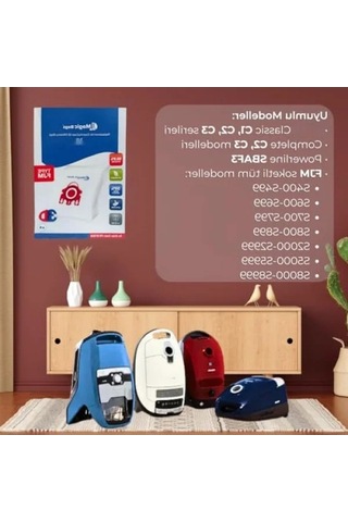 Uyumlu Toz Torbası, Miele Süpürgeleri İçin