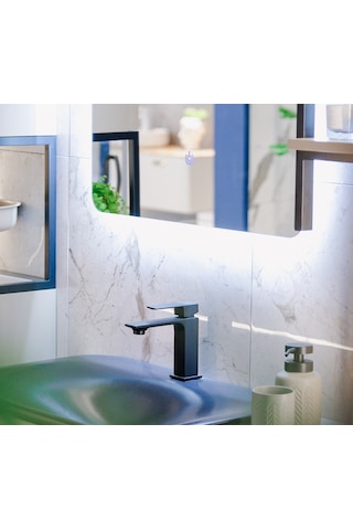 Bien Flat Colours Lavabo Bataryası Mat Siyah