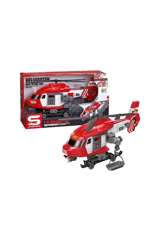 Ctoys Kurtarma Helikopteri Kırmızı Js128a