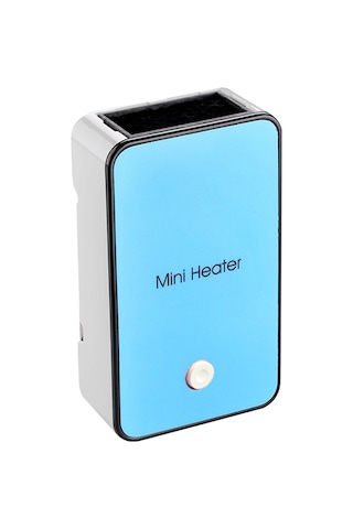 Symbee Ev İçi Küçük Sıcaklık Verici - Ptc Seramik Isıtıcı, Gürültüsüz, Konvektif Tüp Tasarımı, Mavi, Avrupa Standartı