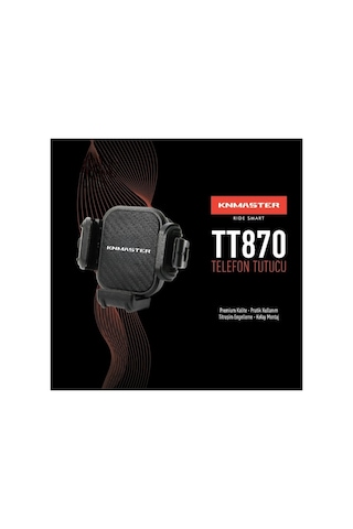 KNMASTER TT-870 Titreşim Önleyicili Motosiklet Telefon Tutucu