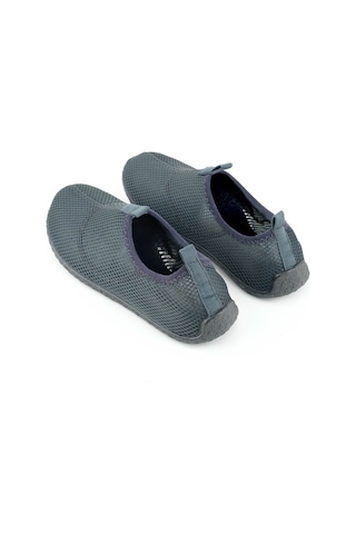 Gezer Yazlık Unisex Pvc Taban Plaj Deniz Havuz Ayakkabı Füme