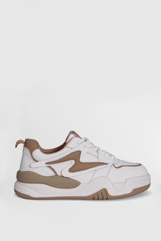 Lufian Maya Kadın Sneaker Ayakkabı Bej Bej 121230010100550 Bej