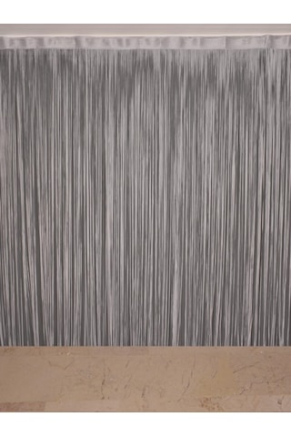 Düz İp Model Gri Renk Hazır İp Perde 300 270 Gri