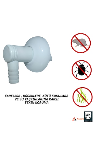 Çamaşır Ve Bulaşık Makinesi Gider Koku Önleyici Çekvalf Adaptör C