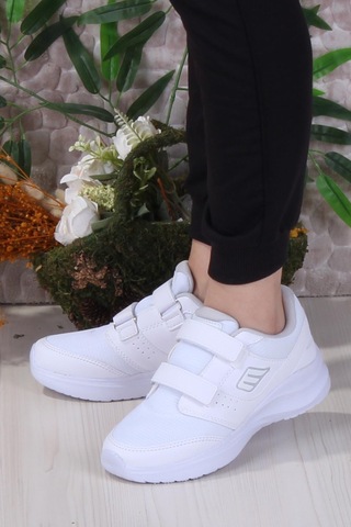 M.p Diana Rahat Hafif Cırtlı Kadın Sneaker Ayakkabı Beyaz