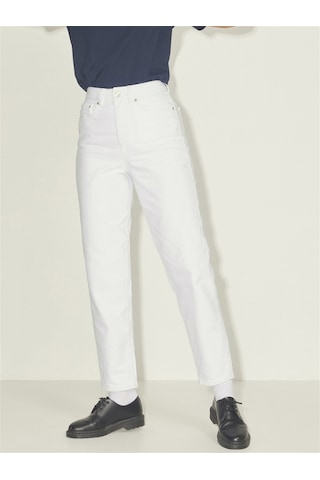Jack & Jones Jjxx Kadın Mom Jean Rahat Kesim Kot Pantolon 12204490 Beyaz
