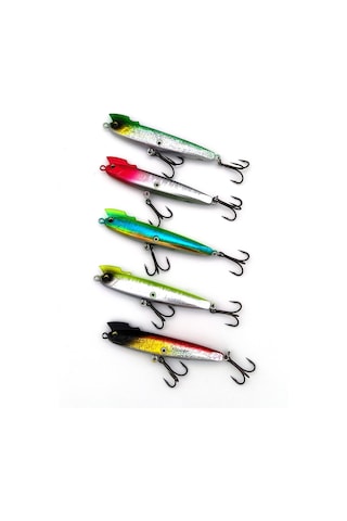 Valkyrie 5 Adet Kutulu 18gr Tatlı Tuzlu Su Uyumlu Kancalı Biyonik Olta Yem Seti