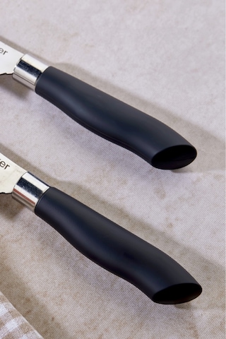 Cooker Lüx Model Paslanmaz Çelik Şef Bıçağı Siyah Ckr3312 1 Adet Çelik