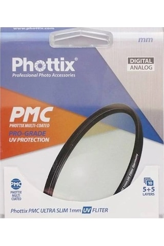 Phottix 77 MM PMC Ultra Slim Protection UV Filtre