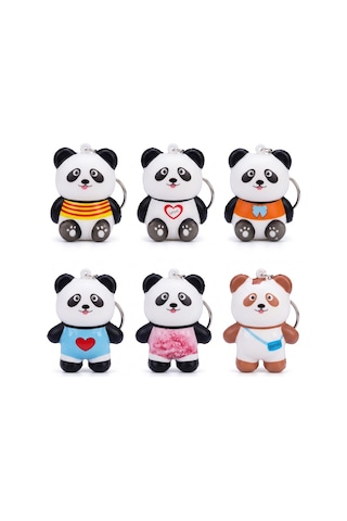 Bakgelal Sevimli Panda Squishy Anahtarlık Sıkılabilir Yumuşak Stres Oyuncağı Çanta Süsü - 9066816809122