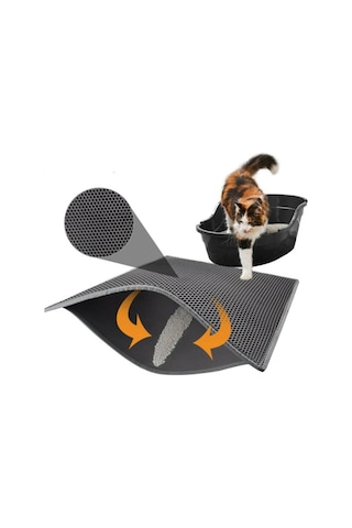 Su Geçirmez Kedi Kumu Önü Paspası Kedi Kum Temizleme