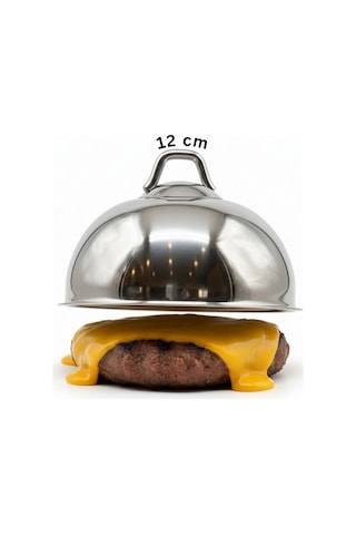 Burger Peynir Eritme Kapağı Ve Hamburger Buhar Aparatı 12cm