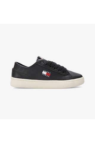 Tommy Hilfiger Tommy Jeans Court Low Kadın Siyah Spor Ayakkabı En0en02875 Siyah