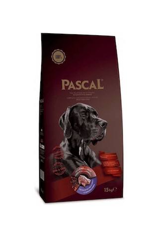 Pascal Kuzu Etli ve Pirinçli Yetişkin Köpek Maması 15 KG