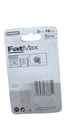 Stanley Fatmax 3 Metrex16 Mm Şerit Metre